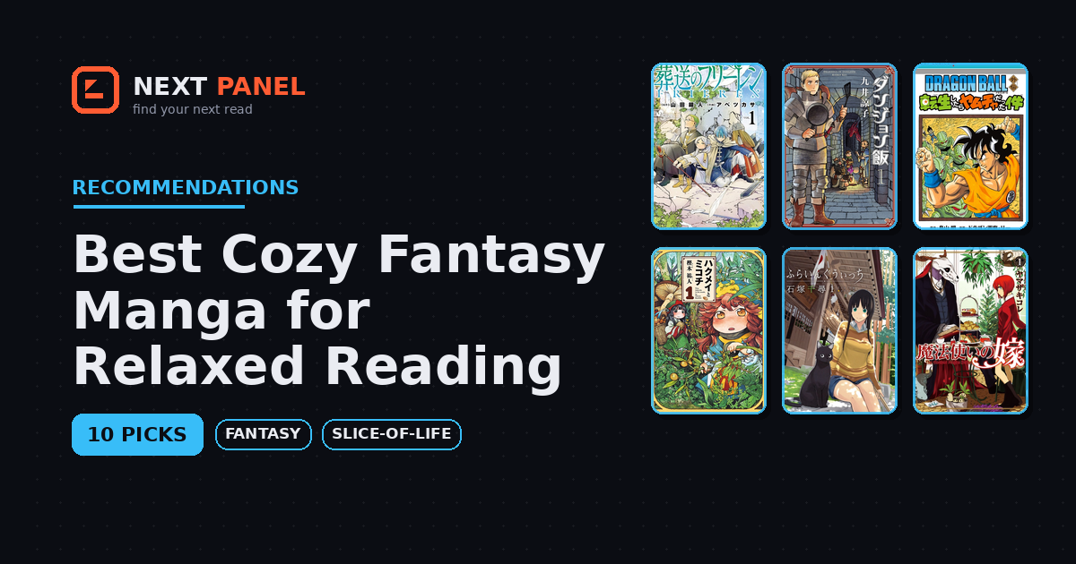 Best Cozy Fantasy Manga for Relaxed Reading — Next Panel recommendation