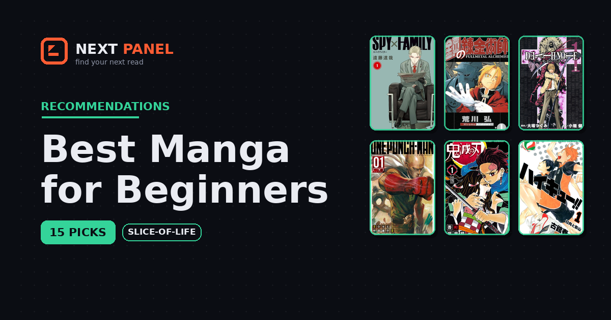 Best Manga for Beginners: 15 Easy Starting Points — Next Panel recommendation