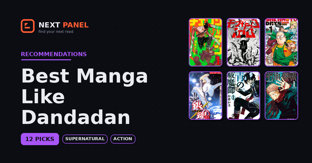 Best Manga Like Dandadan: Supernatural Action with Comedy and Heart — Next Panel recommendation