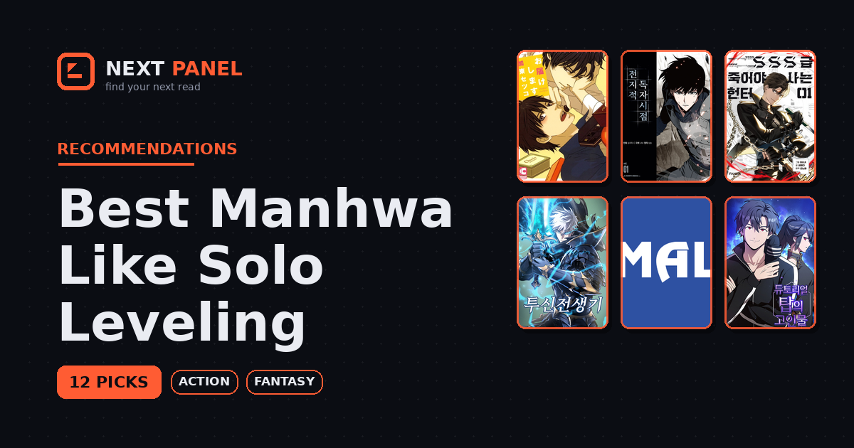 Best Manhwa Like Solo Leveling: Leveling, Dungeons, and Overpowered Heroes — Next Panel recommendation