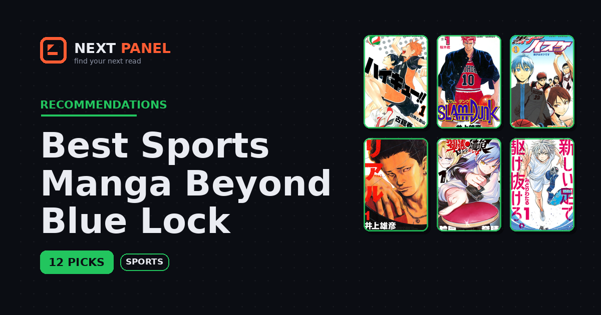 Best Sports Manga Beyond Blue Lock — Next Panel recommendation