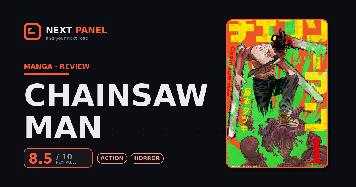 Chainsaw Man official cover — Next Panel review