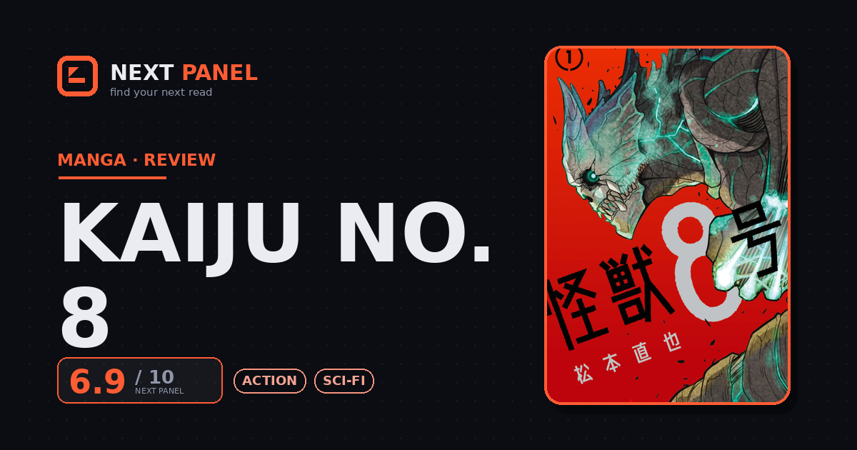 Kaiju No. 8 official cover — Next Panel review