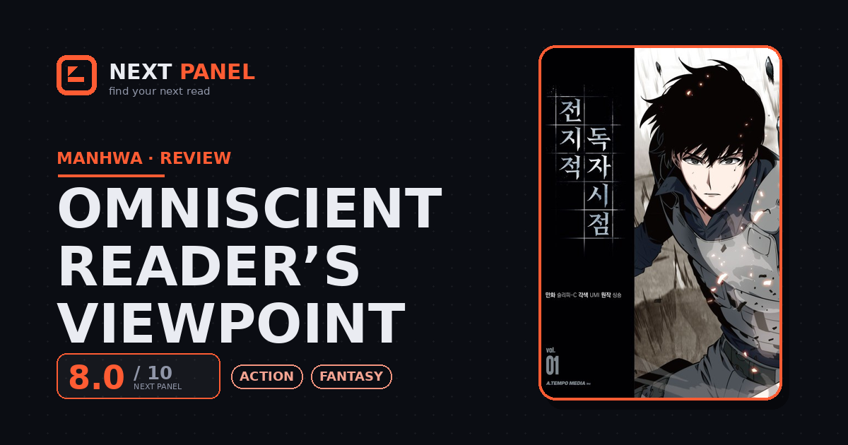 Omniscient Reader’s Viewpoint official cover — Next Panel review