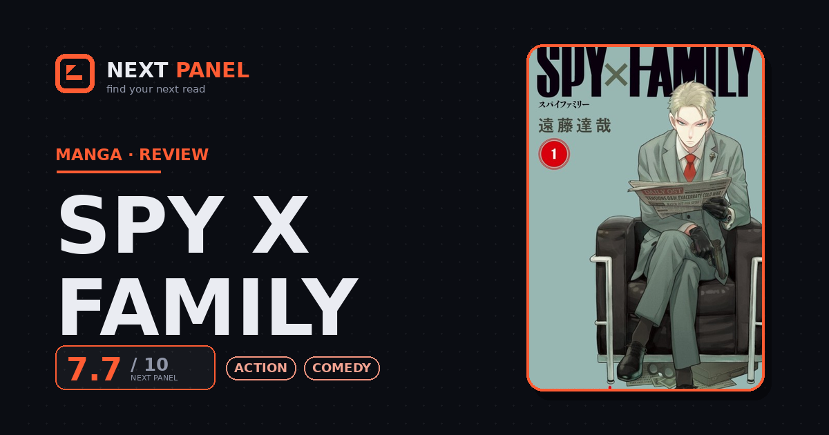 Spy x Family official cover — Next Panel review