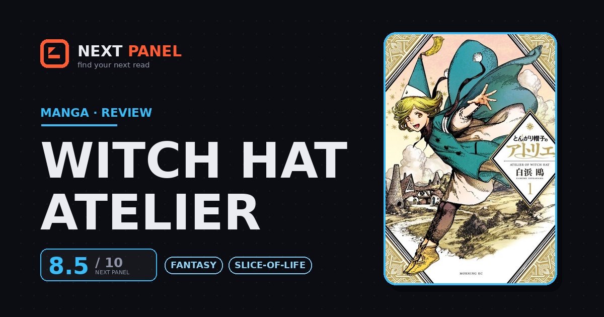 Witch Hat Atelier official cover — Next Panel review