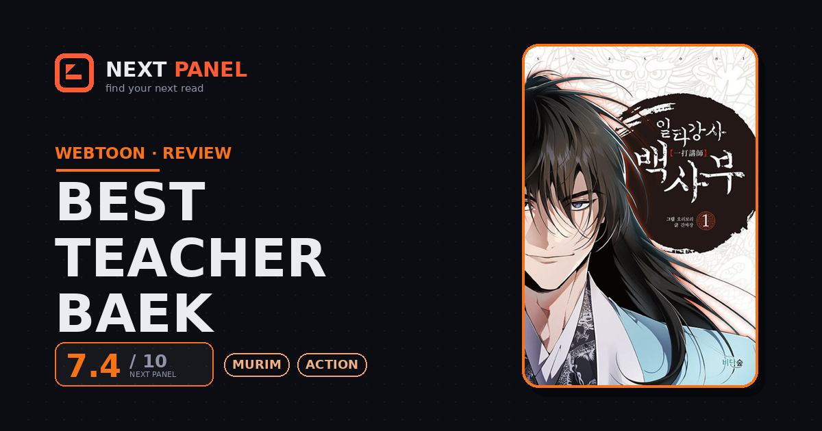 Best Teacher Baek cover - Next Panel review