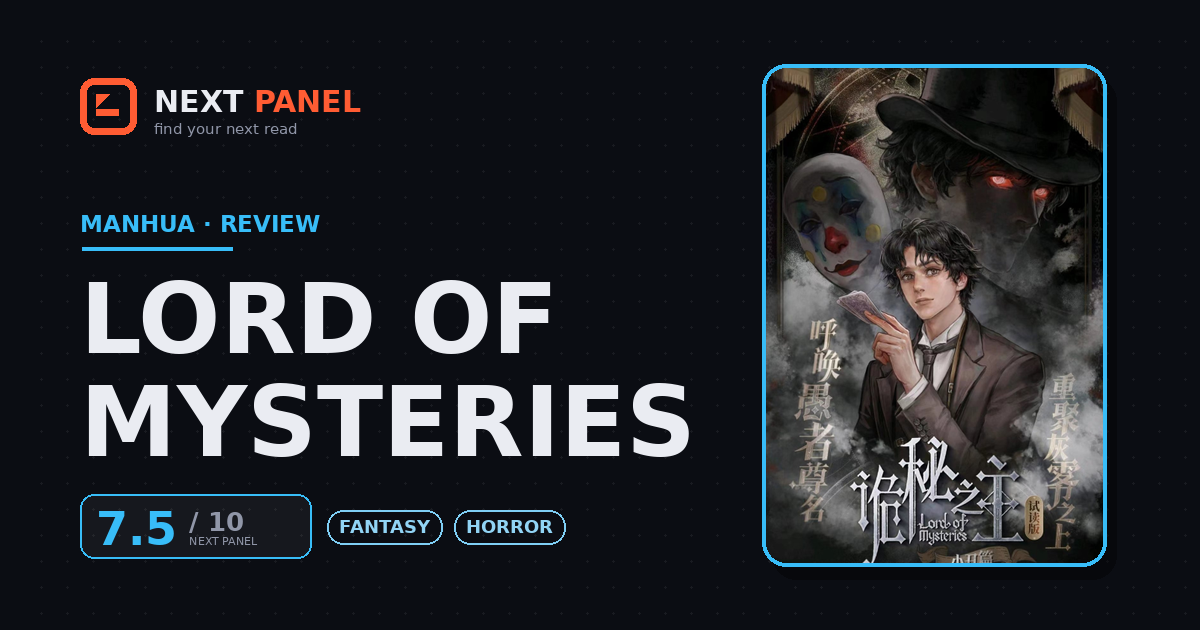 Lord of Mysteries cover - Next Panel review
