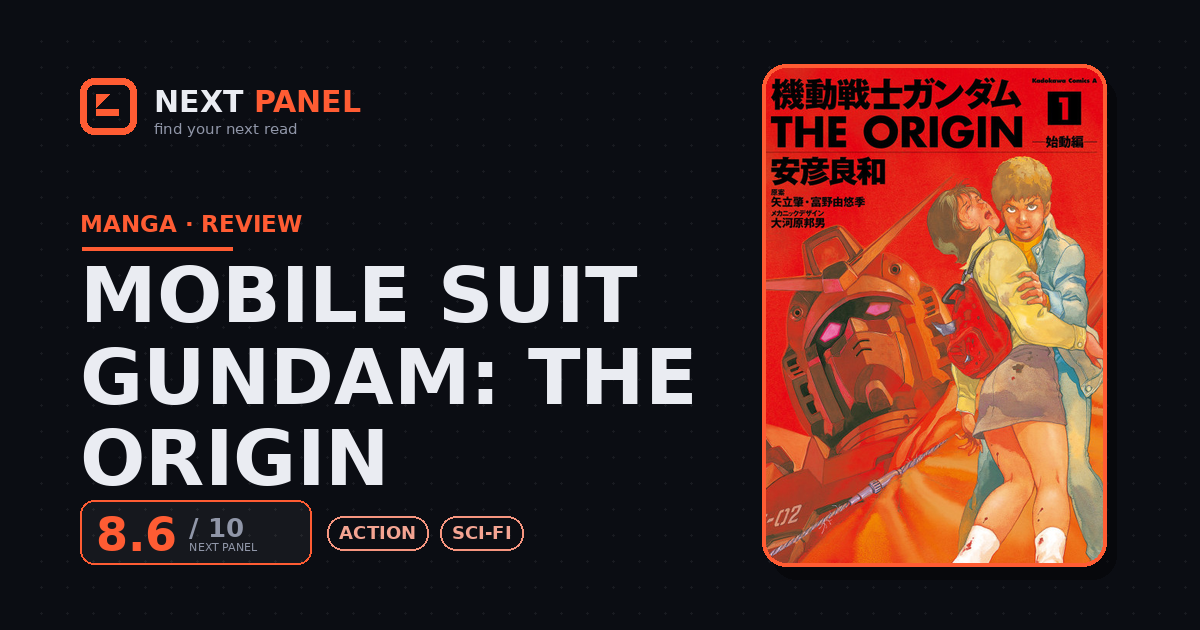 Mobile Suit Gundam: The Origin cover - Next Panel review
