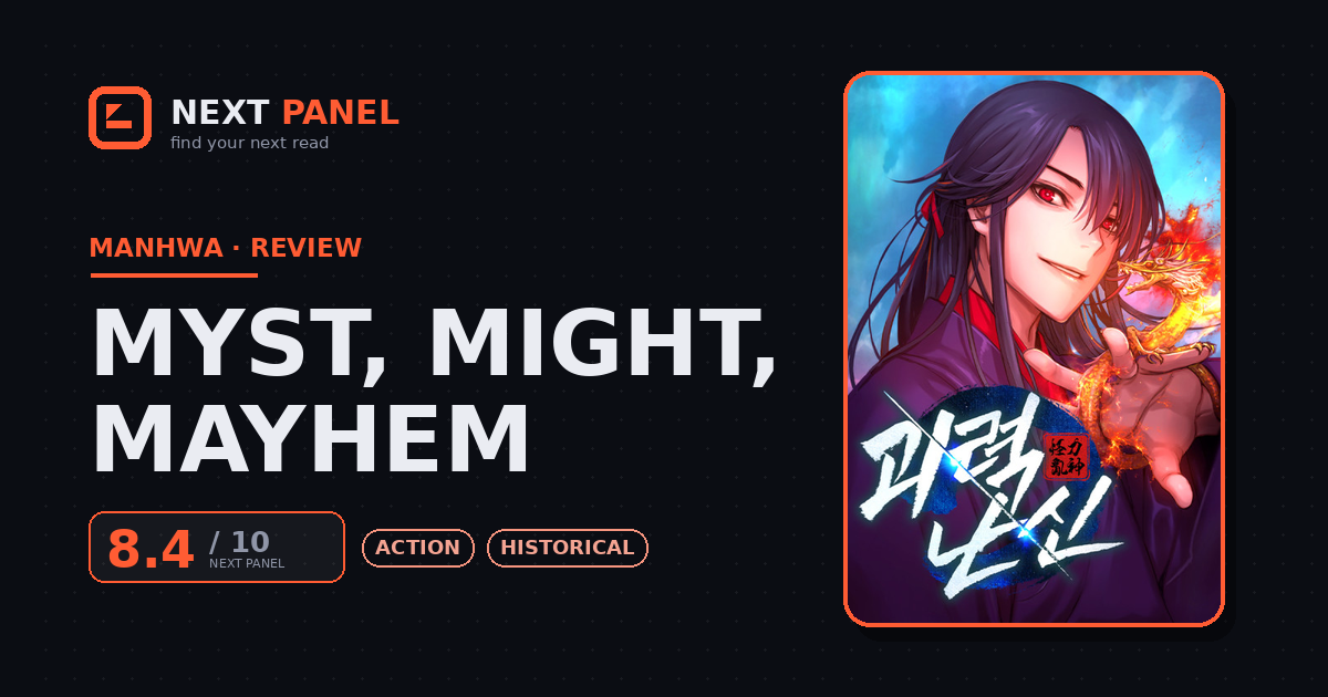 Myst, Might, Mayhem cover - Next Panel review
