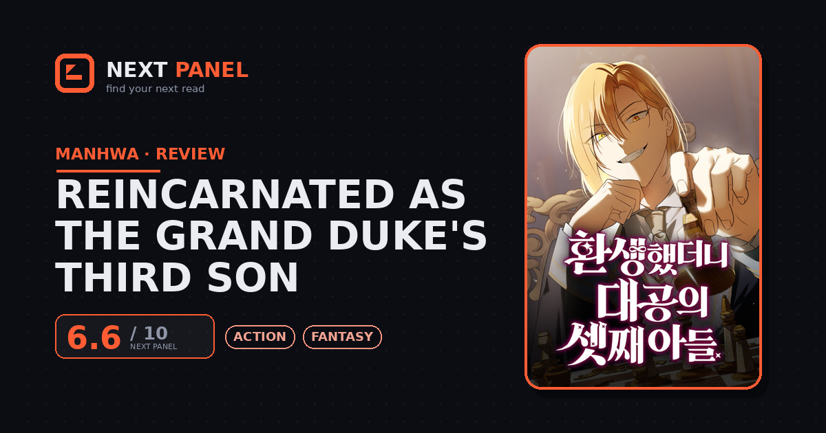 Reincarnated as the Grand Duke's Third Son cover - Next Panel review