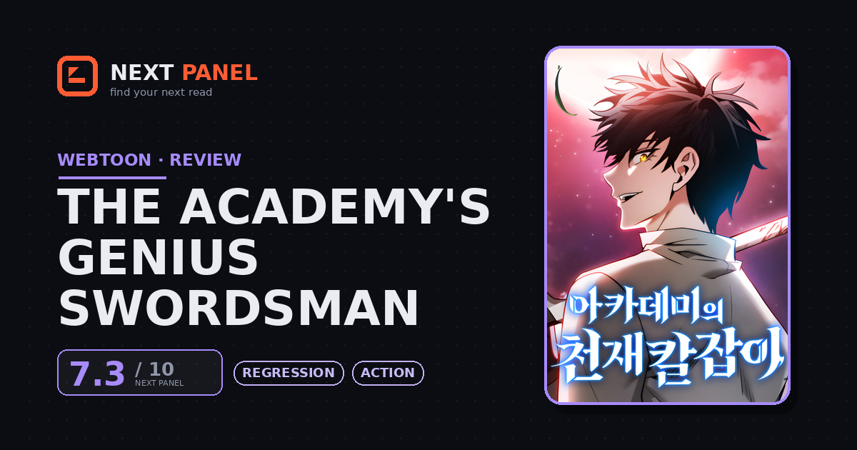 The Academy's Genius Swordsman cover - Next Panel review