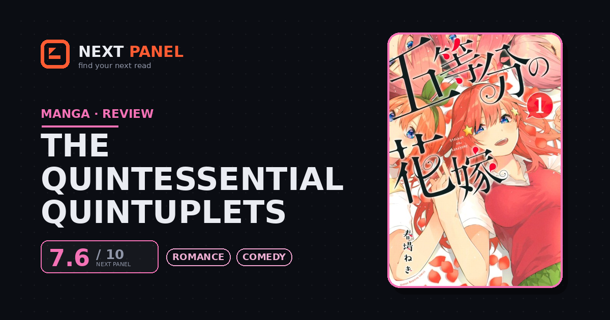 The Quintessential Quintuplets cover art