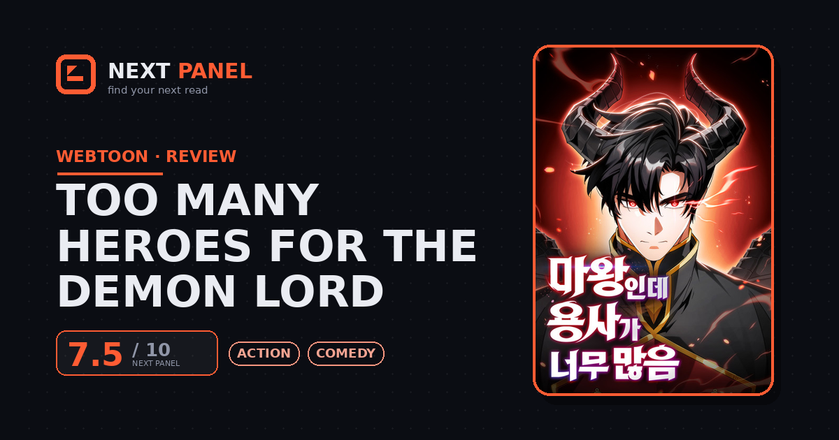 Too Many Heroes for the Demon Lord cover - Next Panel review